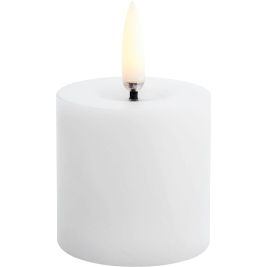 Uyuni LED Kubbelys Smeltet Nordic White 5x4,5 cm