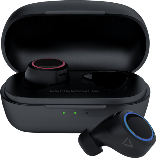 Creative Sensemore Air - True wireless-hodetelefoner med mikrofon - i øret - Bluetooth - aktiv støydemping - svart Creative Sensemore Air - True wireless-hodetelefoner med mikrofon - i øret - Bluetooth - aktiv støydemping - svart