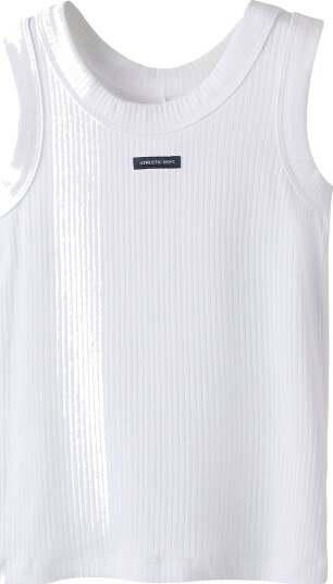 Name It Topp Rib NkfFlyra Bright White Name It 7 8 år 122 128 Singlet Hvit