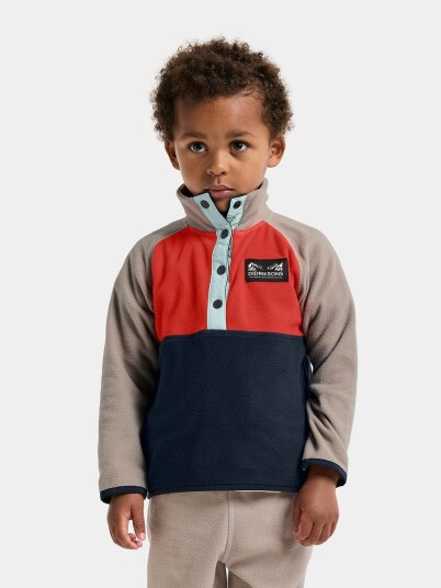 Didriksons Kids' Monte Half Button 5 Paprika 100 Didriksons Kids' Monte Half Button 5 Paprika 100