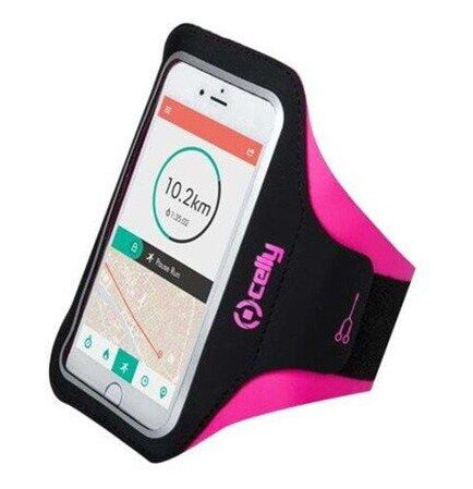 Celly Sportarmbånd XL for mobiltelefoner opp til 6,2" Rosa Celly Sportarmbånd XL for mobiltelefoner opp til 6,2" Rosa