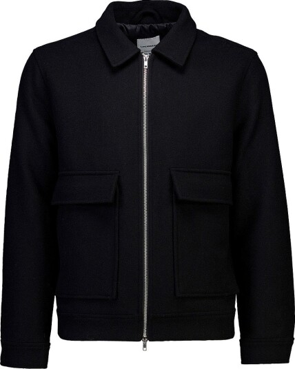 Lindbergh Jakke Wool Blend Jacket Svart Lindbergh Jakke Wool Blend Jacket Svart