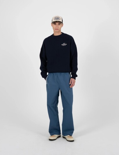 Prohibited Vortex Knit Sweater Navy Navy XL Prohibited Vortex Knit Sweater Navy Navy XL
