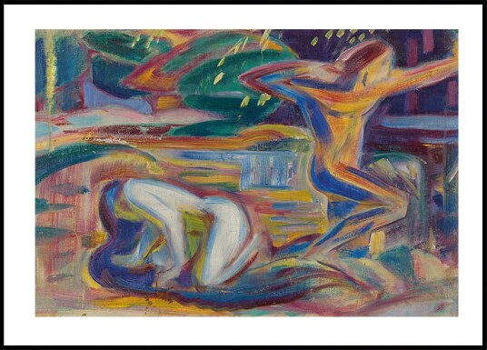 Pre-study for the War By J.A.G. Acke Plakat Plakat / 21x30cm