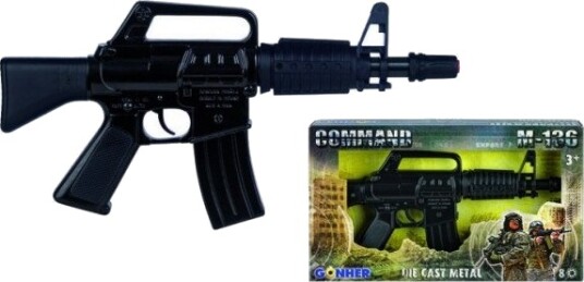 Gonher 136/6 Metall Maskinpistol 8 Skal Gonher 136/6 Metall Maskinpistol 8 Skal