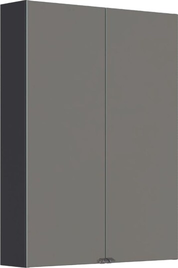 Dansani Inzo Style Speilskap 2 Dører Svart Gummi / 60cm