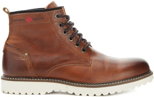 Canada Snow Men's William Lace Up Cognac 44 Canada Snow Men's William Lace Up Cognac 44
