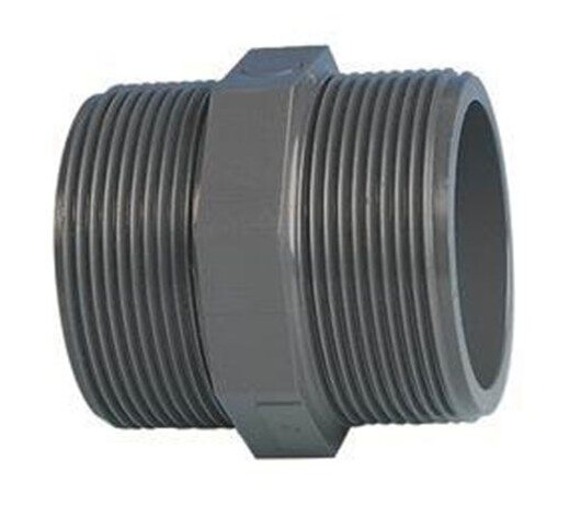 +GF+ Reducing nipple tp pvc grey 112 x 114