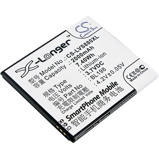 Lenovo S890 batteri (2000 mAh 3.7 V)