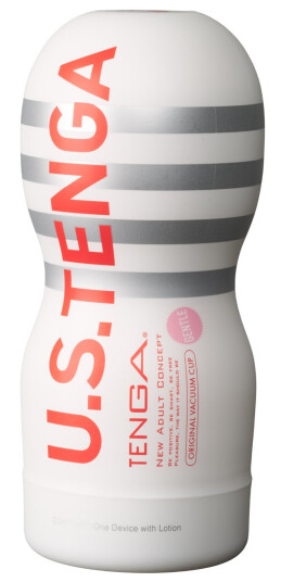 Tenga U.S. Gentle Vacuum Masturbator      - Hvit