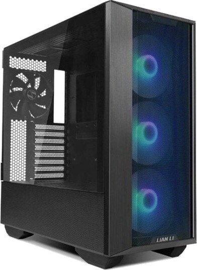Lian Li Lancool III Midi Tower Kabinett med RGB Belysning og Transparent Vindu Svart