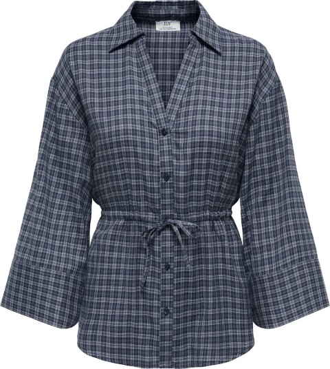JDY Jdyrikka 7/8 Tunnel Shirt Wvn Blue M