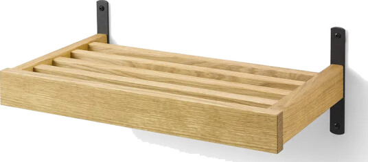 Oscarssons Möbel Nadja Skohylle 50 cm veggmontert Oljet eik/mattsvart stål Oscarssons Möbel Nadja Skohylle 50 cm veggmontert Oljet eik/mattsvart stål