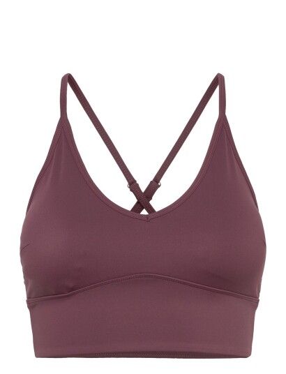 ICANIWILL Nimble Adjustable Strappy Sports Bra Purple M