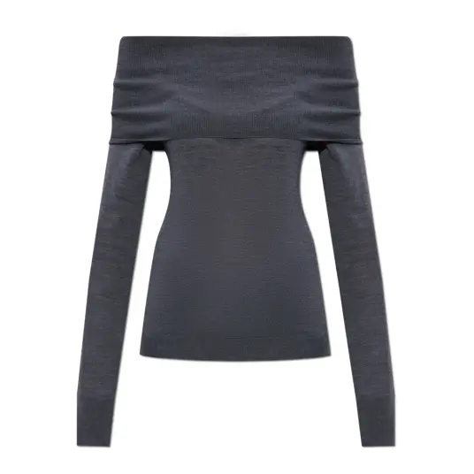 Stella Mccartney Dame Strikkevarer Grå M Stella Mccartney Dame Strikkevarer Grå M