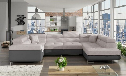 Seksjon Eltap Letto 340x202x90 cm Soro 83 Soft 29 Høyre
