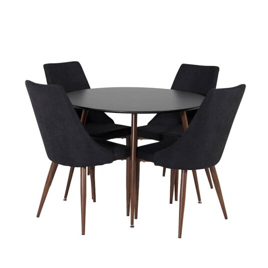 Venture Home Spisegruppe Venture Home Plake1 med 4 Laura Stoler Polyester Rundt GR19726