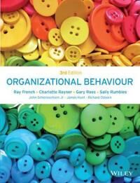 Organizational Behaviour Av Ray (Portsmouth Business School) French, Charlotte (University Of Portsmouth) Rayner, Gary (University Of Portsmouth) Rees