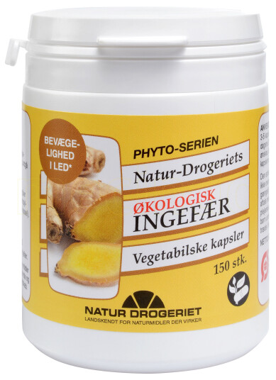 Natur Drogeriet Natur-Drogeriet Ingefær Kapsler Ø 150 Kapsler Natur Drogeriet Natur-Drogeriet Ingefær Kapsler Ø 150 Kapsler