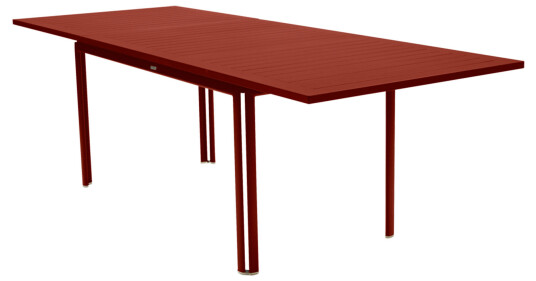 Fermob Costa Table with Extension Red Ochre 20