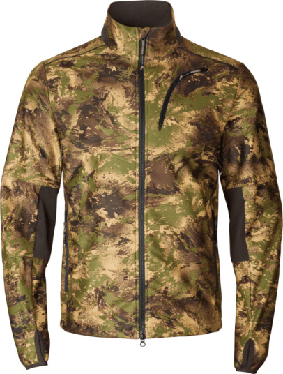 Härkila Men's Deer Stalker Camo Wsp Fleece Jacket L , Axis Msp Forest