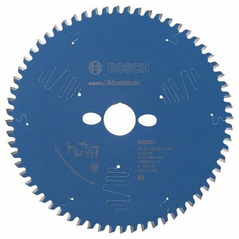 Bosch Expert For Aluminum - Sirkelformet Sagblad - For Tre, Plast, Aluminium, Ikke-Jernholdig Metall, Epoksy - 216 Mm - 64 Tenner
