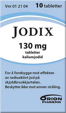 Jodix 130 mg tabletter 10 stk.