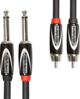 Roland Rcc-3-2r28 1m Interconnect Cable Dual Rca-1/4"