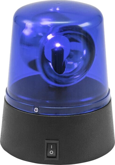 EuroLite Led Mini Police Beacon Blå Usb/battery