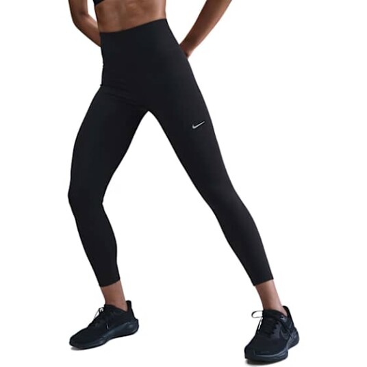 Nike Dri FIT Tempo 7/8 Tights Dame Black/Reflective Silver M