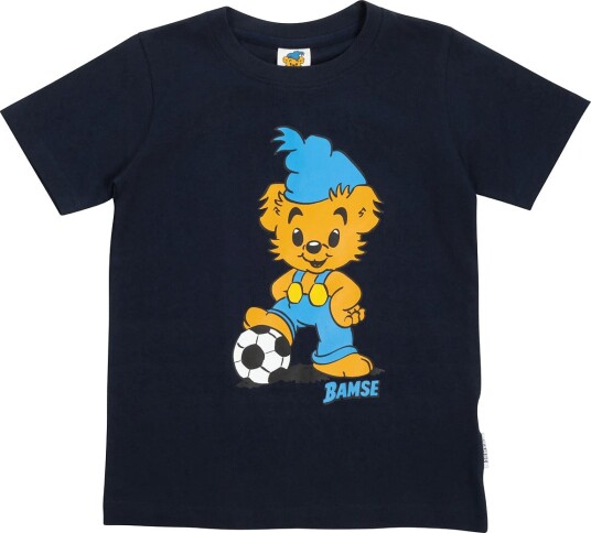 Bamse Fotbollspelare T Shirt   Navy   128