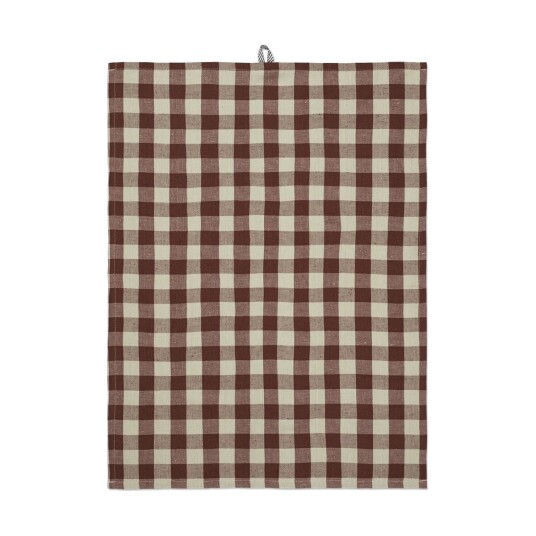 Ferm Living Hale kjøkkenhåndkle 50x70 cm Cinnamon-grey green