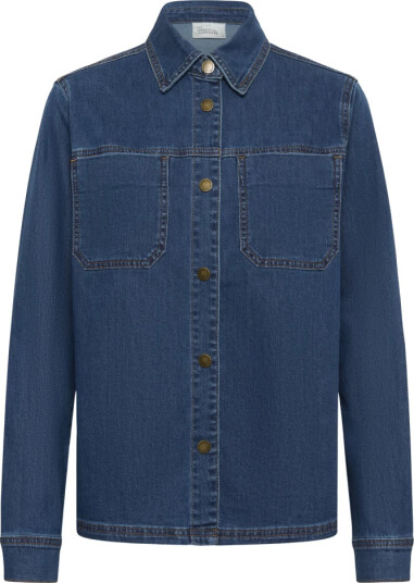 My Essential Wardrobe Denim Shirt Mwann 115   Blue   38