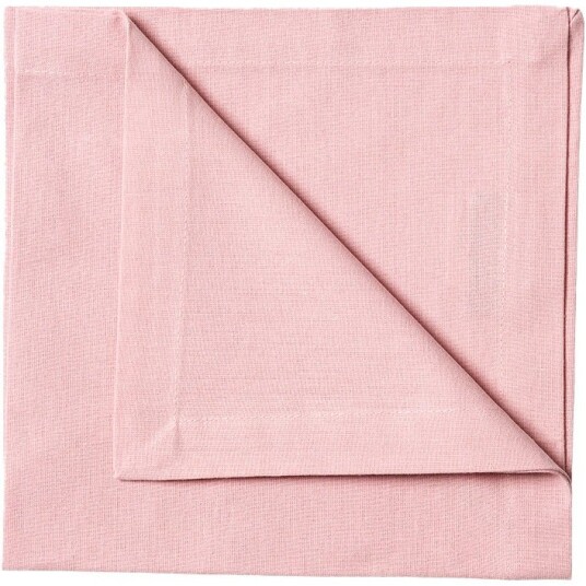 Linum Robert Tøyserviett 45x45 cm 4 pk Dusty Pink Linum Robert Tøyserviett 45x45 cm 4 pk Dusty Pink