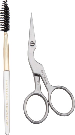 Tweezerman Brow Shaping Scissors & Brush