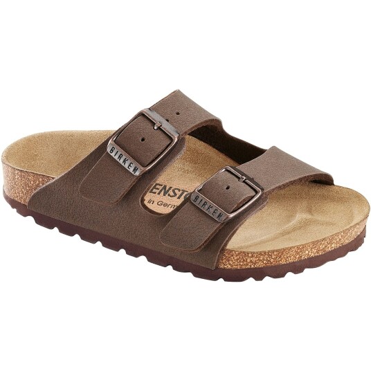 Birkenstock Kids' Arizona Birko-Flor Narrow Mocha Nubuck 26
