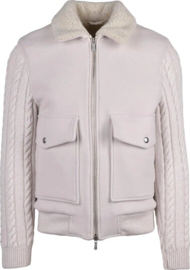 Eleventy Herre Strikkevarer Beige M,