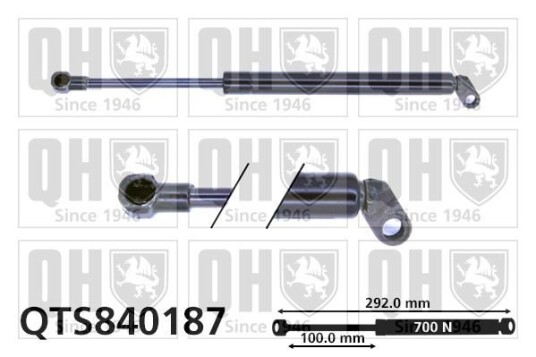 Baklukedemper QUINTON HAZELL QTS840187 Baklukedemper QUINTON HAZELL QTS840187