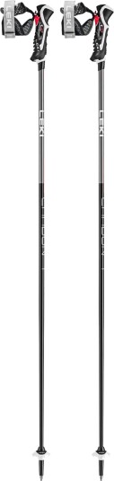 Leki Carbon 14 3d Black-dark Anthracite-bright Red 110 cm