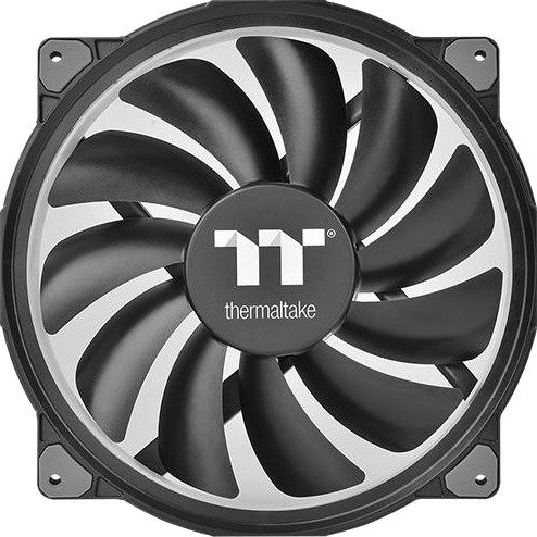 Thermaltake Riing Plus 20 Kabinettvifte 200mm Sort