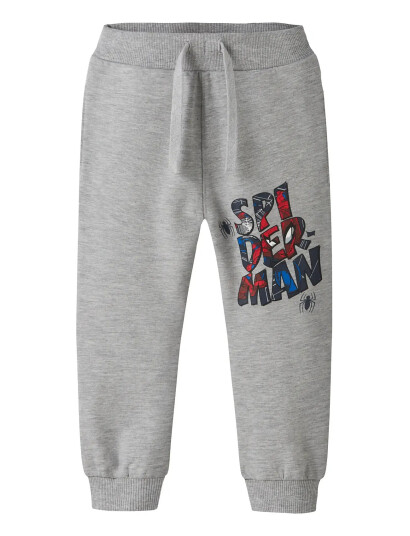 Name It Nmmfloyd Spider Nreg Swe Pants Bru Mar Grey 92
