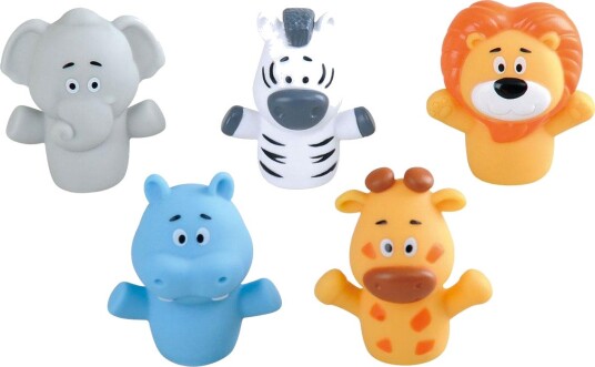 Playgø Wild Safari Fingerdukker 2+ år 5 stk.