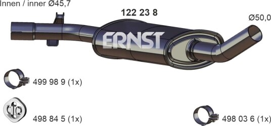 Midtre lydpotte ERNST 122238