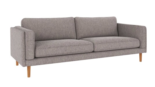 Rowico Home Braden 3 seters sofa Grå Alice 149 Eikben