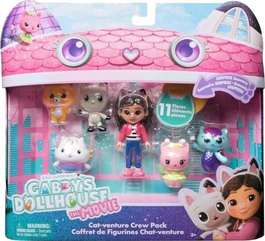 Gabby's Dollhouse Big Cat-Venture Figursett med 6 Overraskelsesfigurer for Barn fra 3 År Gabby's Dollhouse Big Cat-Venture Figursett med 6 Overraskelsesfigurer for Barn fra 3 År
