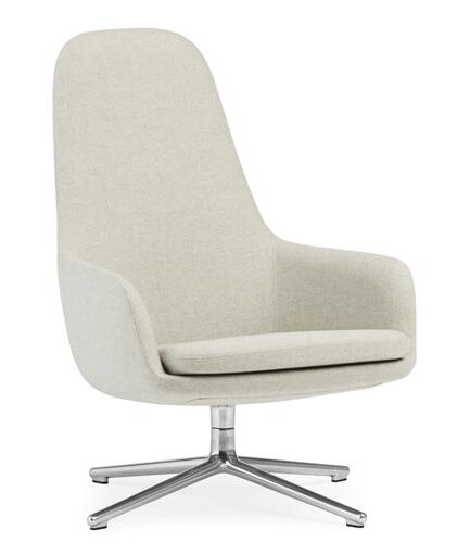 Normann Copenhagen Normann Copenhagen Era Lenestol Høy med Svingbar Aluminium/ Main Line Flax MLF20 Normann Copenhagen Normann Copenhagen Era Lenestol Høy med Svingbar Aluminium/ Main Line Flax MLF20