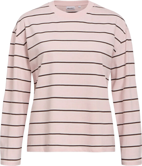 Object Objgima Re L/S T Shirt E Pa 26 Pink M