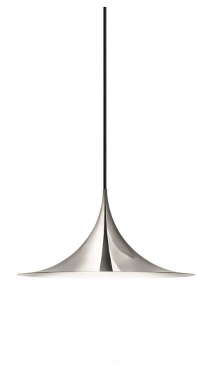 Gubi - Semi Taklampa, 47 Cm, Metal Chrome - Pendellamper - Bonderup & Thorup - Sølv Gubi - Semi Taklampa, 47 Cm, Metal Chrome - Pendellamper - Bonderup & Thorup - Sølv