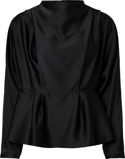 YAS Yaspella Funnel Neck Top Dameklær Svart M