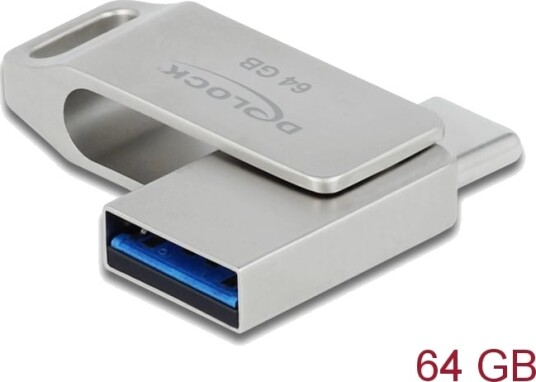 Delock Usb-Flashstasjon 64 Gb Usb 3.2 Gen 1 Usb-C Delock Usb-Flashstasjon 64 Gb Usb 3.2 Gen 1 Usb-C